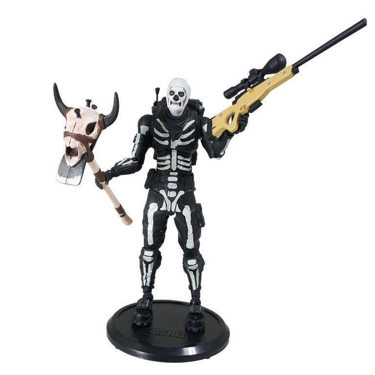 Fortnite - Figurine de 18 cm - Skull Trooper (Soldat au Crâne).