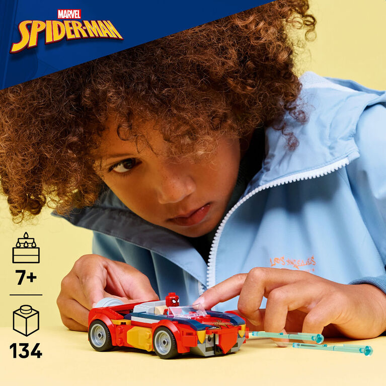 LEGO Marvel Spider-Man La Voiture de Spider-Man contre Wolverine Venomis&eacute; - Jouet de Construction de Superh&eacute;ros pour Enfants - 76336