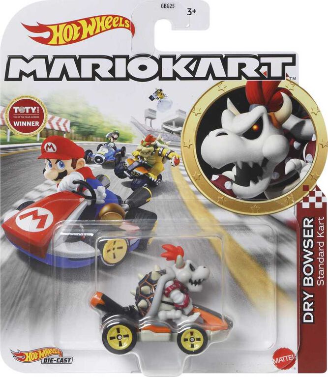 Hot Wheels Dry Bowser Standard Kart Vehicle