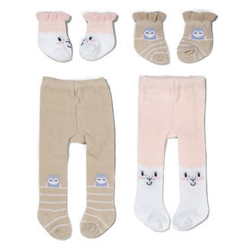 Collants et chaussettes Mouton BABY born pour poupée de 43 cm