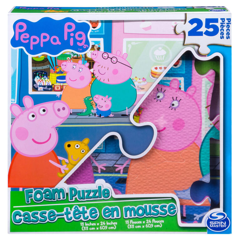 Peppa Pig 25 Piece Foam Puzzle Toys R Us Canada