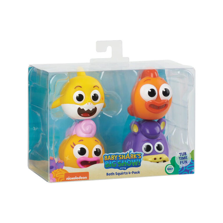 Jouets de bain - Jouets de bain - Set de 4 animaux qui giclent de