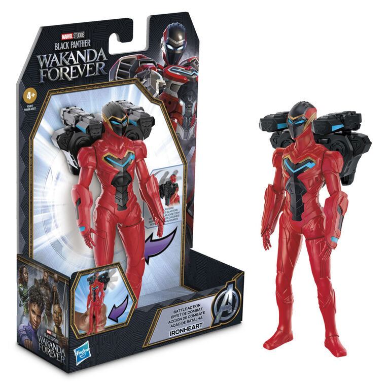 Marvel Studios' Black Panther Wakanda Forever Battle Action Ironheart, 6-Inch Action Figure