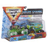 Monster Jam, Official Grave Digger Vs. Mystery Machine Color-Changing Die-Cast Monster Trucks, 1:64 Scale
