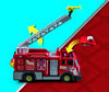 Playmobil - Camion de pompiers avec grande échelle