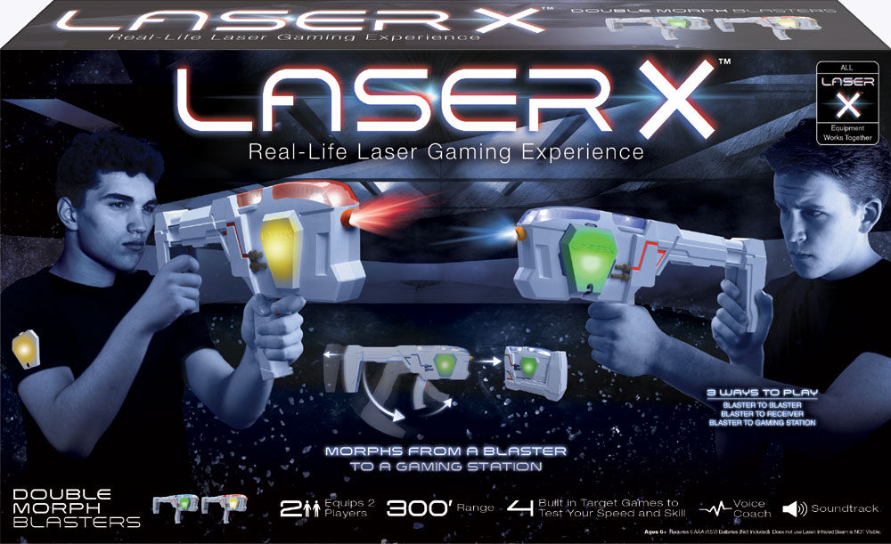 Laser x 88042 double Morph Blasters infrarouge Kids Laser Tag jeu 