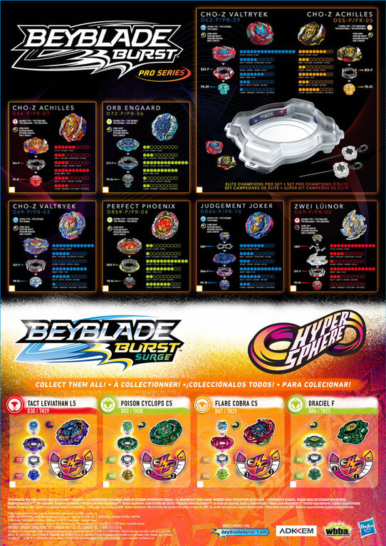 Beyblade Burst Rise Hypersphere Cosmic Valtryek V5 Starter Pack