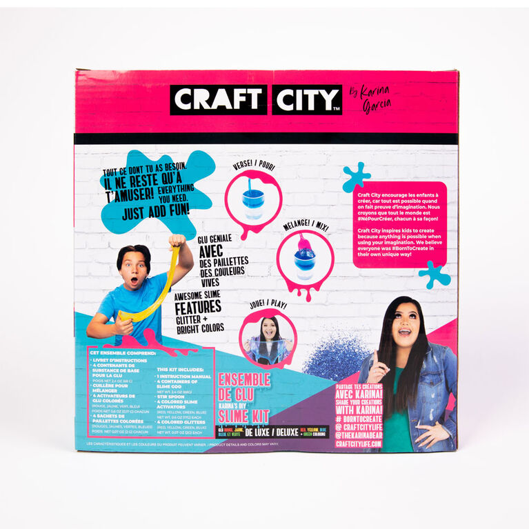Craft City By Karina Garcia Diy Coloured Slime Kit R Exclusive