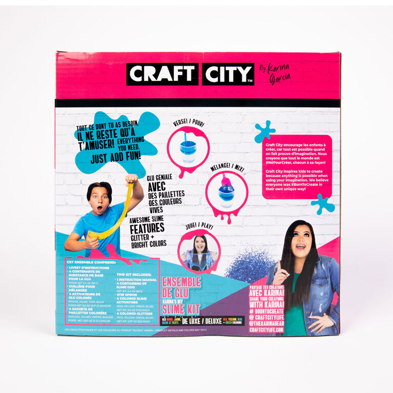 Craft City by Karina Garcia DIY Coloured Slime Kit - R Exclusive