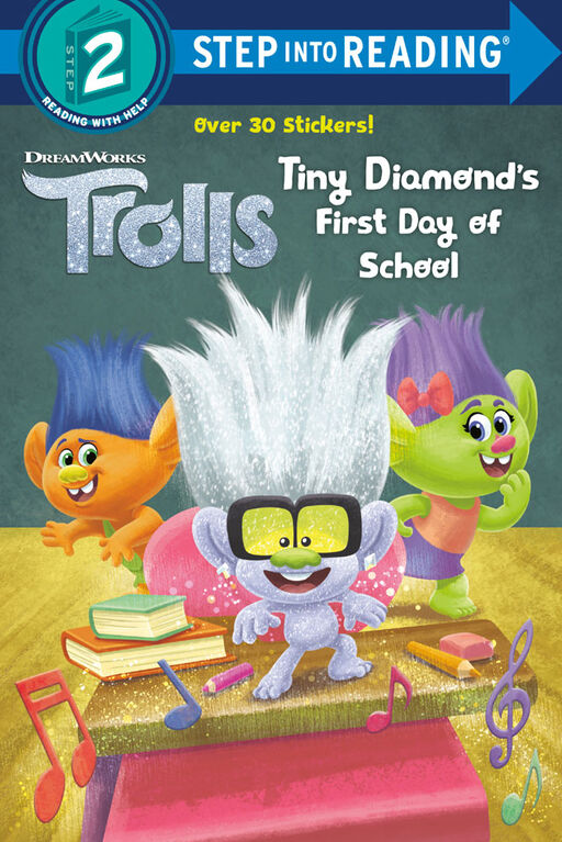 Tiny Diamond's First Day of School (DreamWorks Trolls) - Édition anglaise