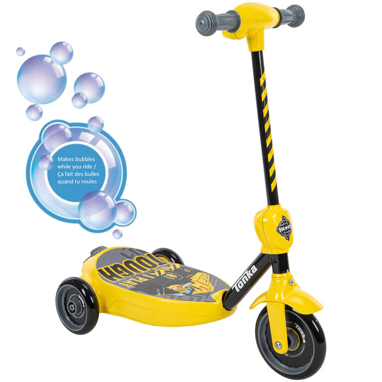 Tonka Bubble Scooter Kids' Battery Ride-On, Yellow, 6V