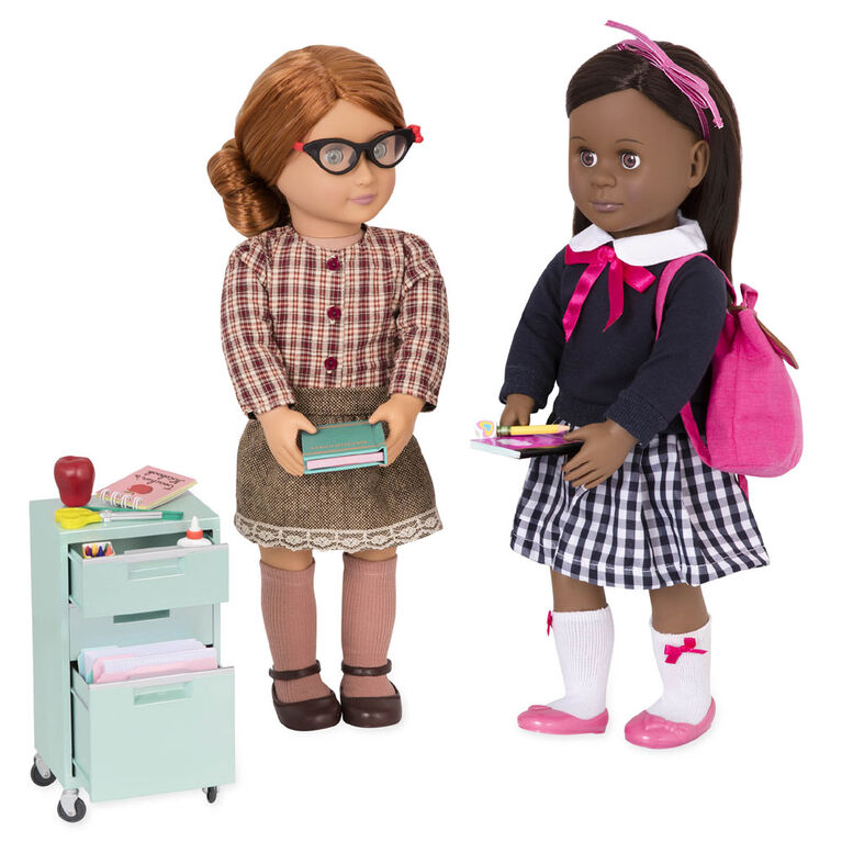 Mini Doll School Playset avec Fournitures Scolaires France