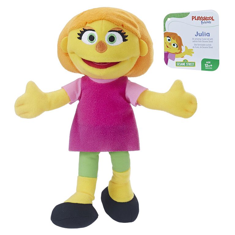 Playskool Friends Sesame Street Julia Mini Plush