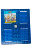 Strictly Briks - Big Briks - 1 Trap and Gap Baseplate - 1625" x 1375" - 26 x 22 Pegs - Blue
