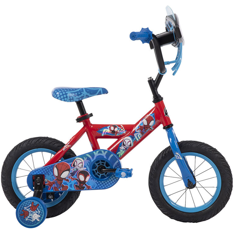 Marvel Spidey and His Amazing Friends 12-inch Bike from Huffy, Red and Blue - R Exclusive