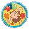 Curious George Round Foil 18"