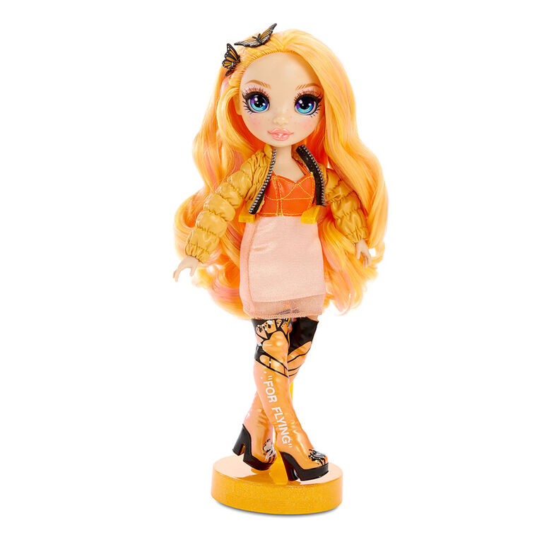 Rainbow High Poppy Rowan - Orange Fashion Doll with 2 Outfits