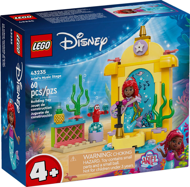 LEGO Disney Princess Ariel's Music Stage, Disney Princess Toy 43235