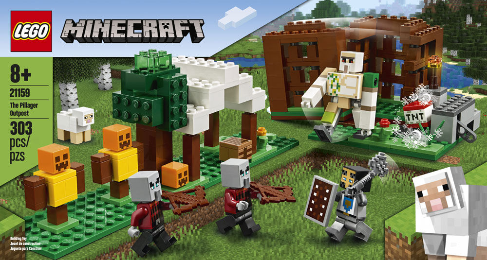 Minecraft lego the pillager outpost on sale