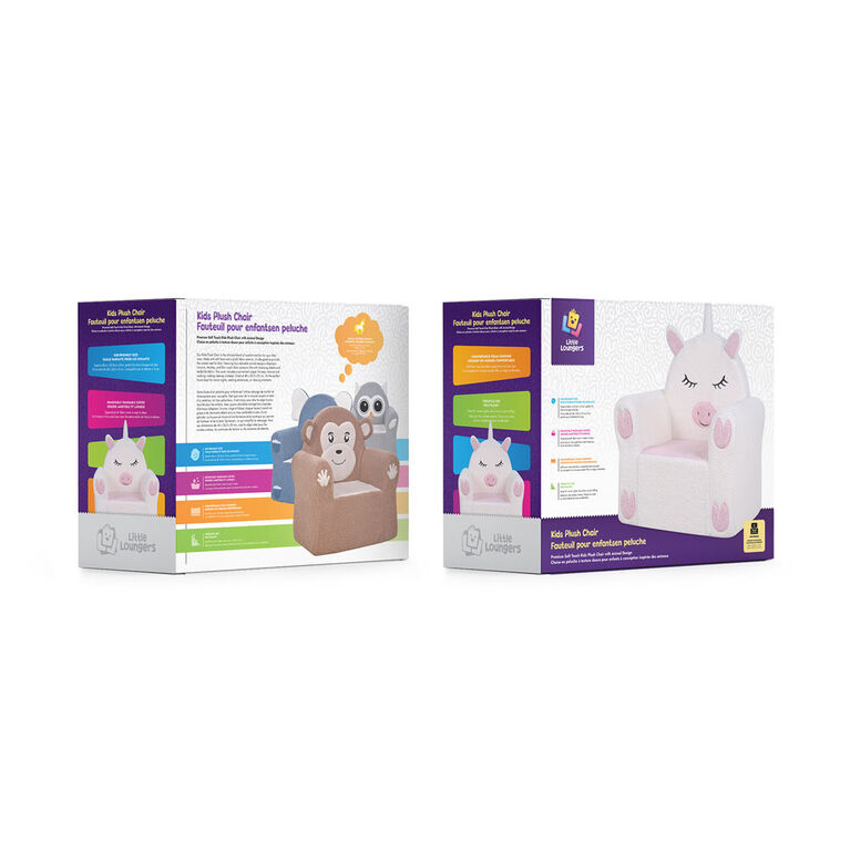 Little Loungers Kids Plush Chair - Unicorn