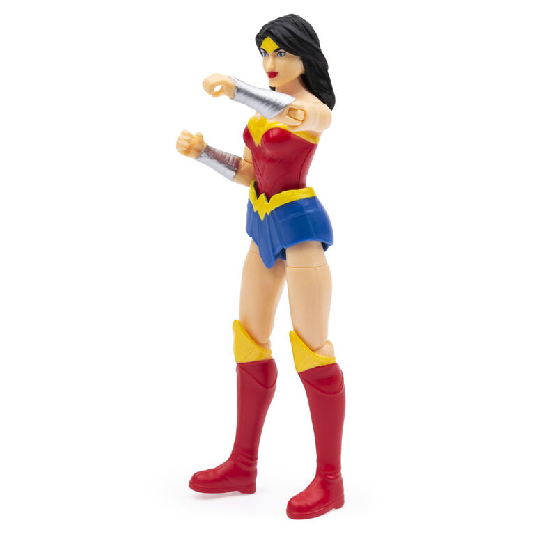 DC Comics, 4-Inch WONDER WOMAN Action Figure with 3 Mystery Accessories, Adventure 2