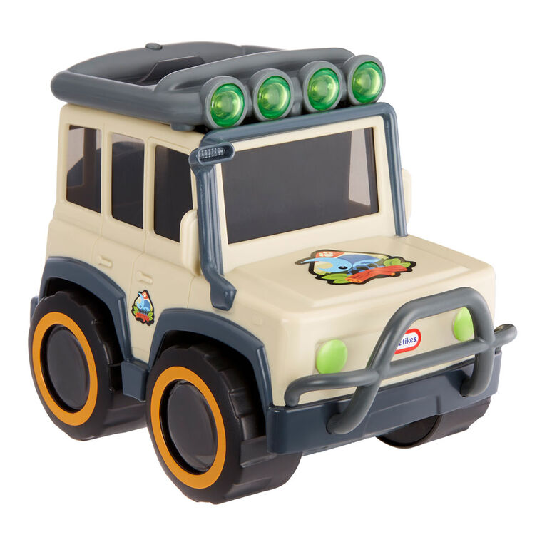 Véhicule-jouet STIM Big Adventures VUS de safari avec jumelles, lampe de poche et boussole