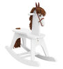 Storkcraft Wooden Rocking Horse - White