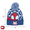 Marvel Spidey And His Amazing Friends Web Toque And Mitten Set Blue