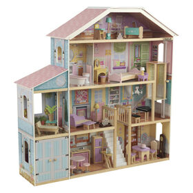 Grand View Mansion Dollhouse with EZ Kraft Assembly