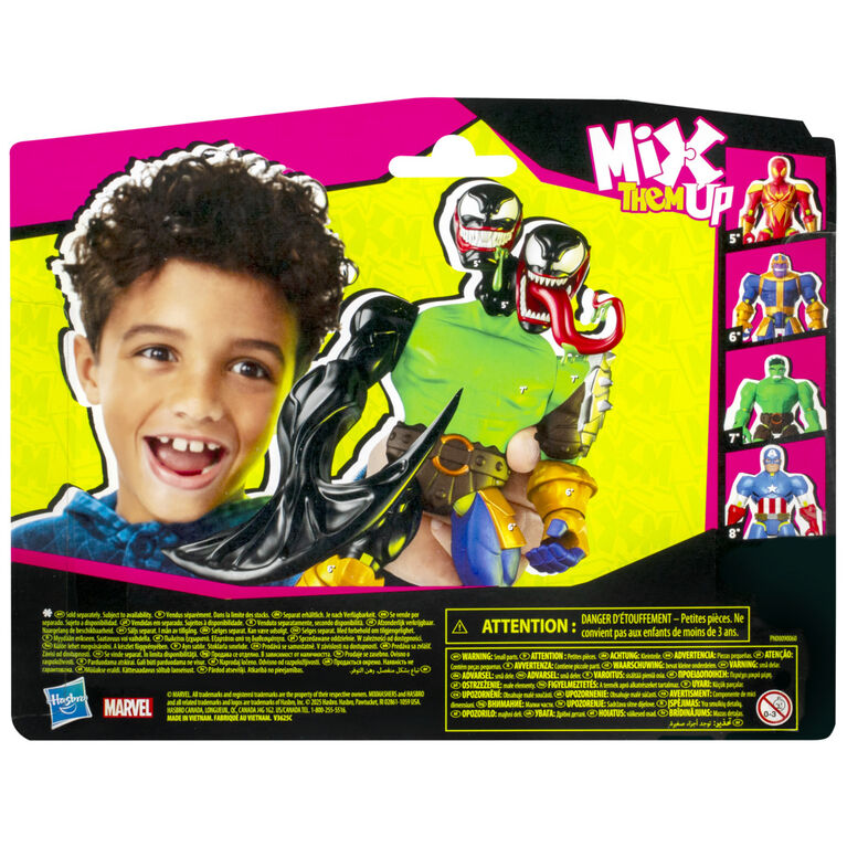 MixMashers Marvel Venom Custom Spider-Man Mix-And-Match Deluxe Action Figure & Accessories