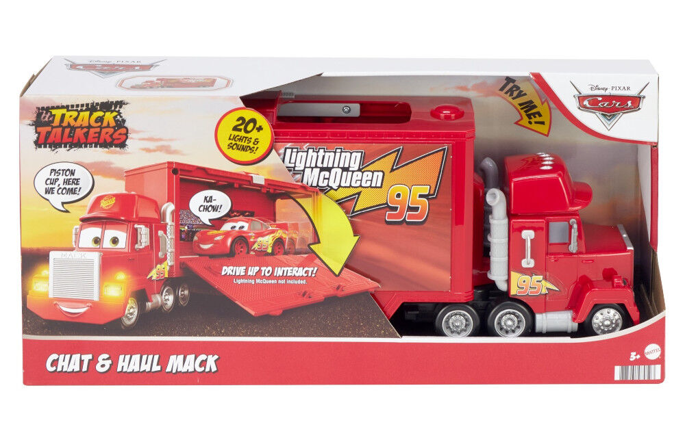 Cars mack top truck track