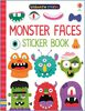 Usborne Minis Monster Faces Sticker Book - English Edition