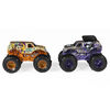 Monster Jam, Monster trucks Mohawk Warrior vs Jester officiels qui changent de couleur en métal moulé, échelle 1:64