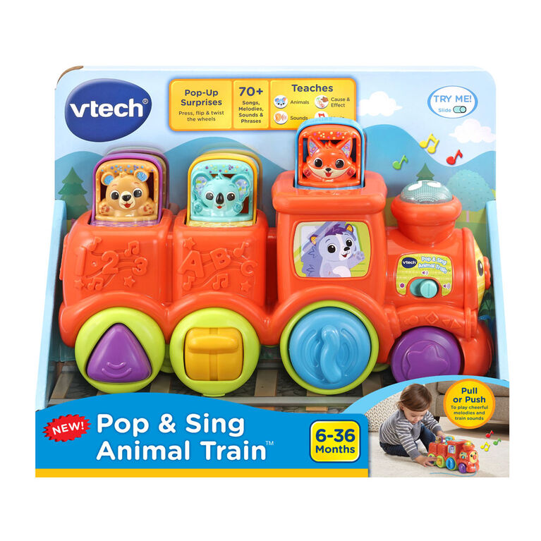 VTech Pop and Sing Animal Train - English Edition