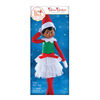 Elf on the Shelf : Robe festive chic sous le gui Claus Couture