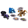 Bakugan Starter Pack 3-Pack, Aurelus Howlkor, Collectible Transforming Creatures