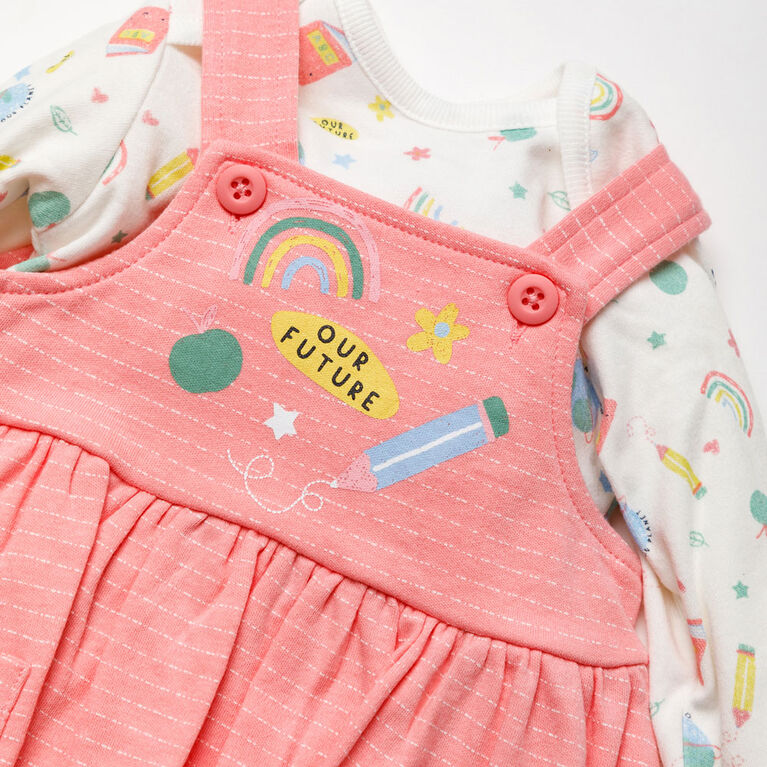 Lily & Jack Dress Set: Coral Dream Big 12-18M