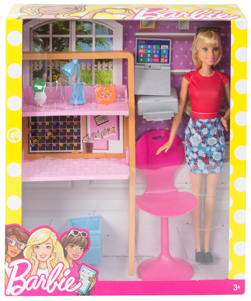 Barbie office set sales