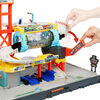 Matchbox Spin Cyclone Car Wash Playset with 1:64 Scale Die-Cast Toy Corvette & Tow Truck