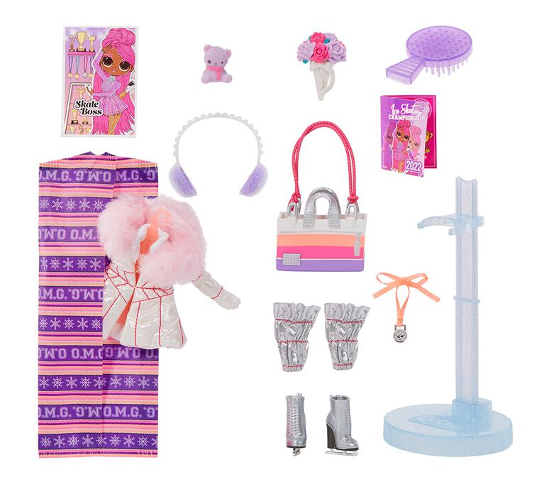 Poupée-mannequin LOL Surprise OMG Sports, Skate Boss, avec 20 surprises