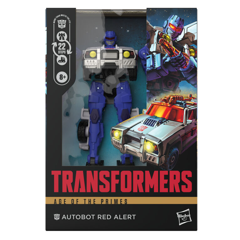 Transformers Age of the Primes, figurine Autobot Red Alert classe Voyageur