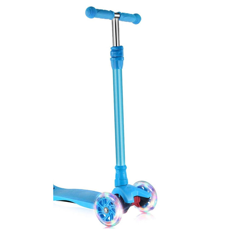 Rugged Racers Kids Scooter with Adjustable Height and LED Wheels