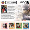 Cat-Ology Raja And Mulan 1000 Piece Square Jigsaw Puzzle By Jenny Newland