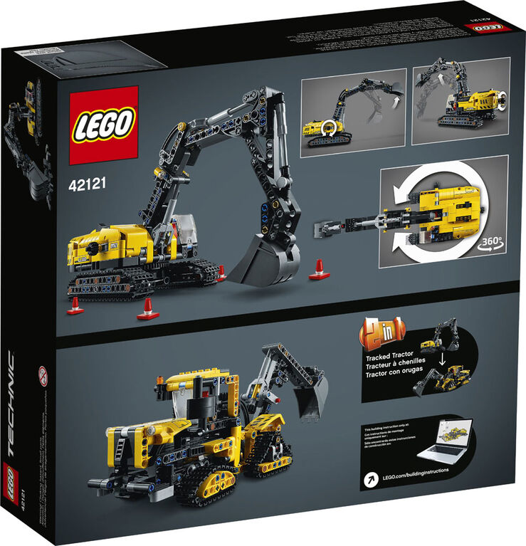 LEGO Technic L'excavatrice robuste 42121 (569 pièces)