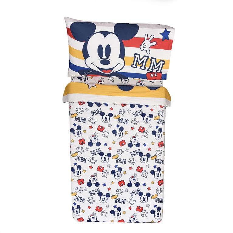 Disney Mickey Mouse 3 Piece Toddler, Mickey Mouse Clubhouse Bedding Set