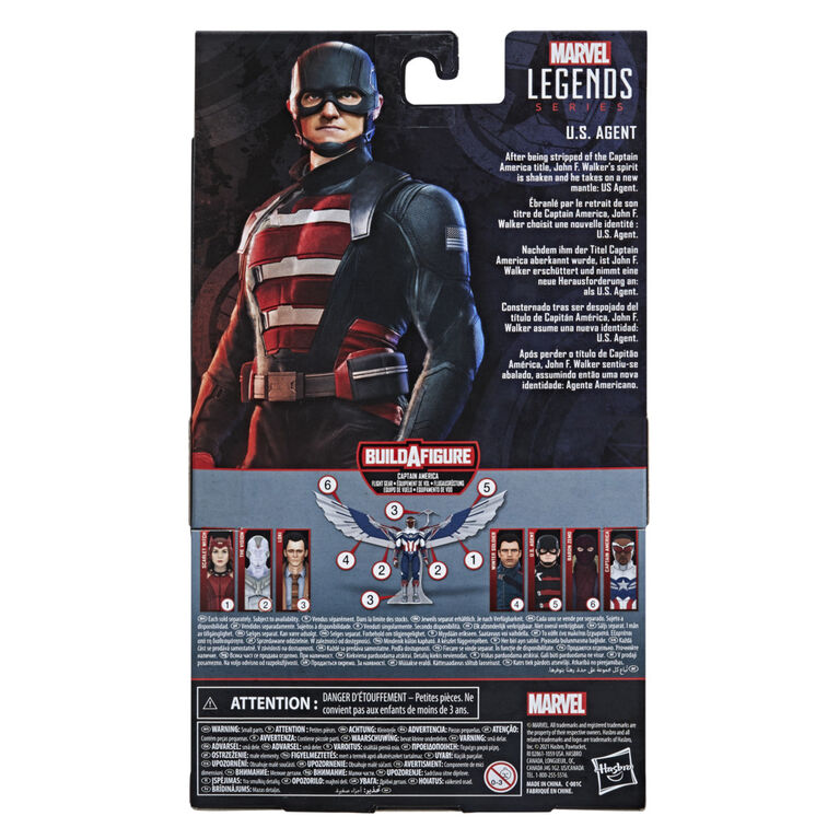 Hasbro Marvel Legends Series Avengers Action Figure Toy U.S. Agent