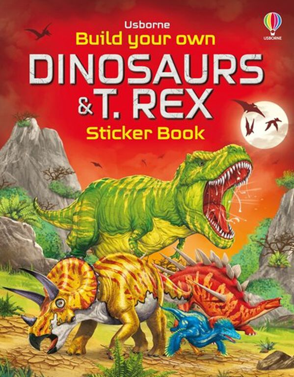 Build Your Own Dinosaurs and T. Rex Sticker Book English Edition