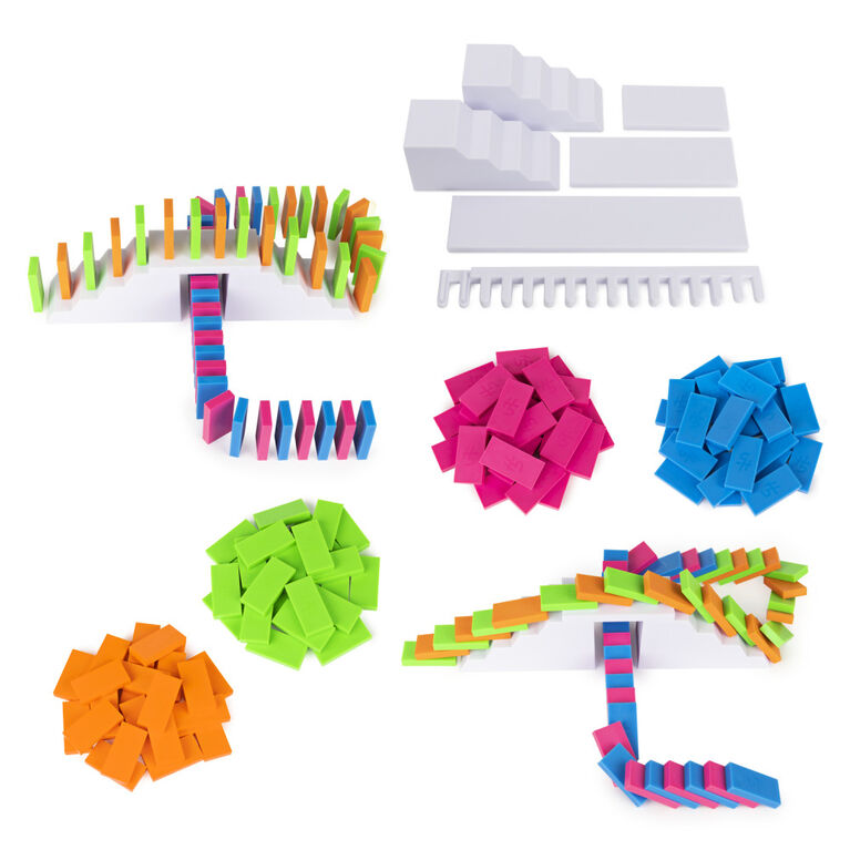 H5 Domino Creations 100-Piece Neon Set by Lily Hevesh - English Edition