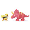 PAW Patrol, Coffret de figurines articulées Dino Rescue Ruben et dinosaure