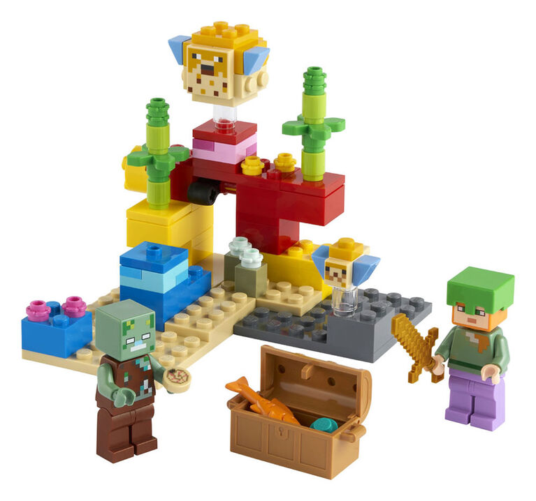 LEGO Minecraft Le récif corallien 21164 (92 pièces)